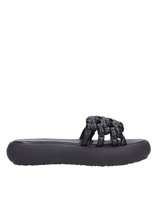 Leather mules VIC MATIE' | 1C6800D_C08C080101NERO